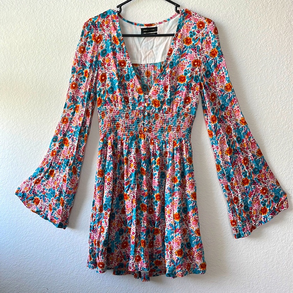 Urban Outfitters floral hippie dress